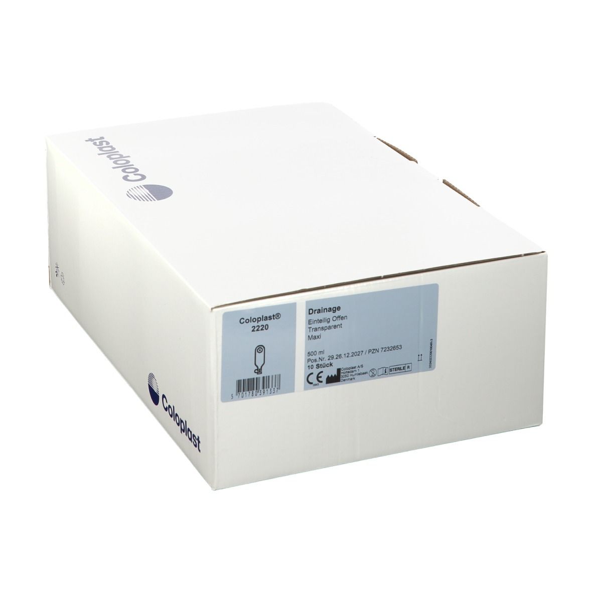 Coloplast® Drainagebeutel steril 5-50mm, 500ml Transparent