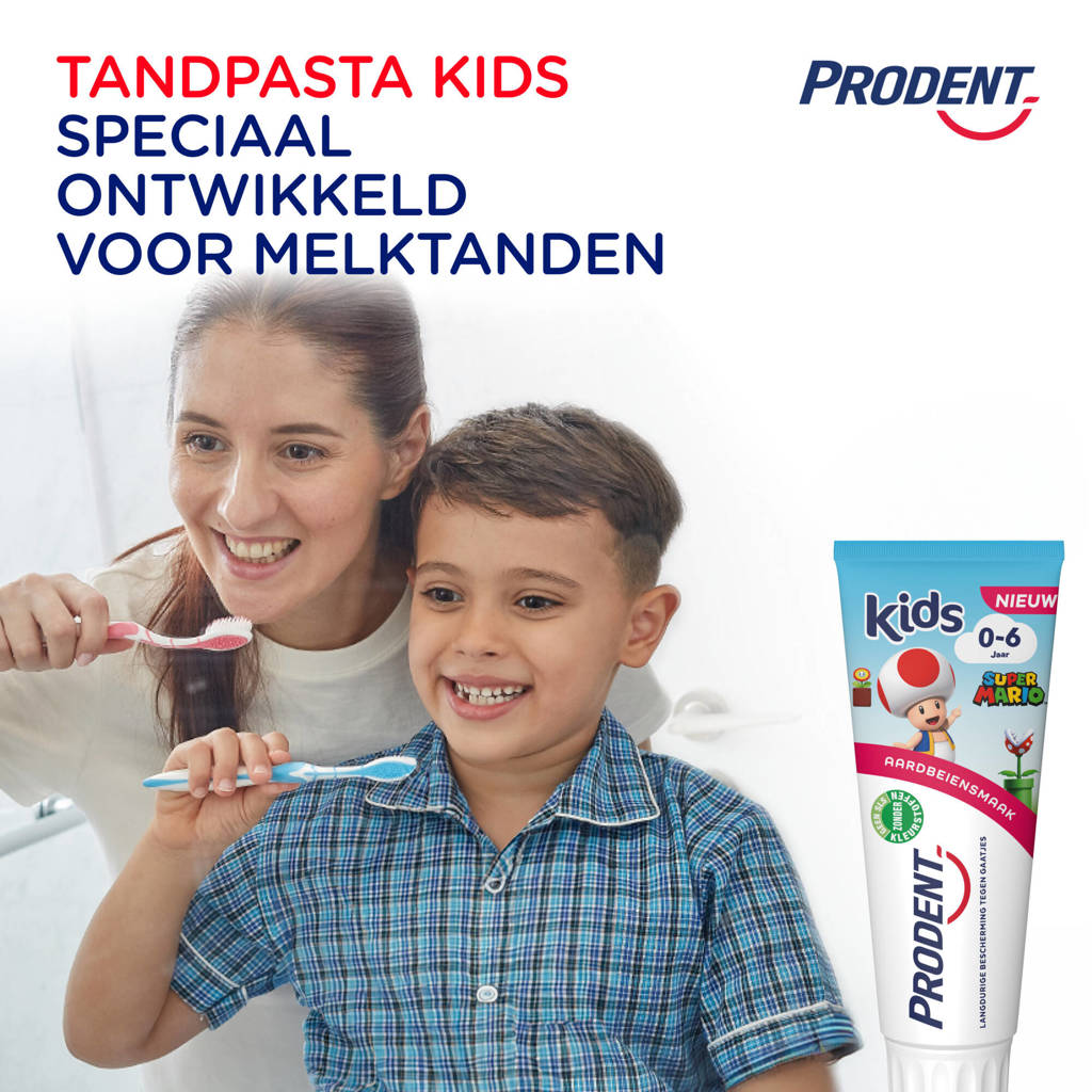 0-6 jaar Super Mario tandpasta - 12 x 75 ml
