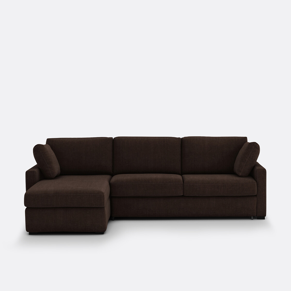 LA REDOUTE INTERIEURS<br>Sofá cama de canto algodão/linho, Bultex, Timor