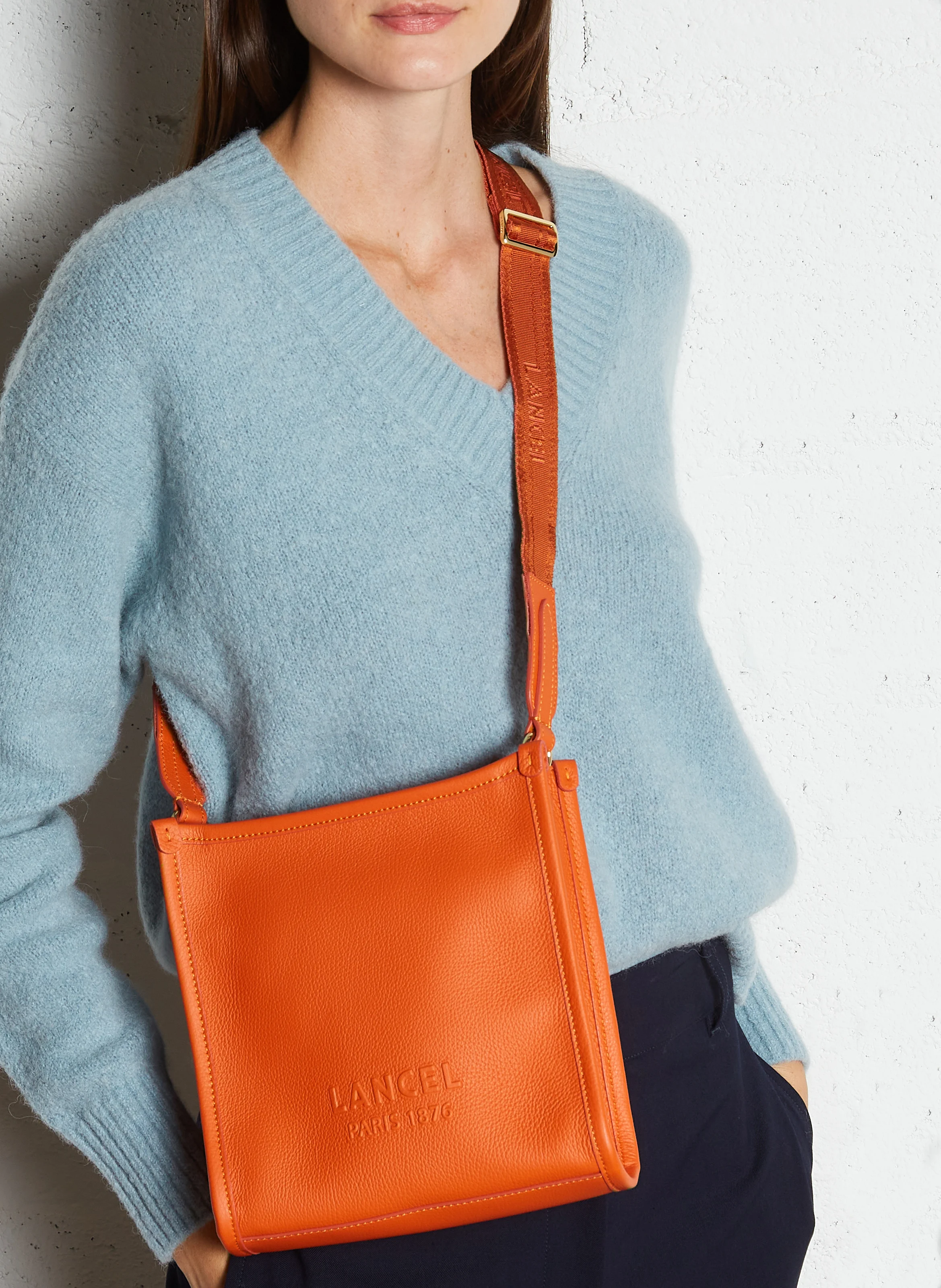 JOUR S - Sac bandoulière en cuir | Orange