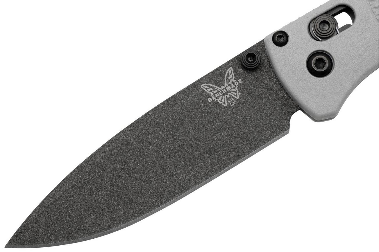 Benchmade Bugout 535BK-08 Storm Gray Grivory, Dark Gray Cerakote zakmes