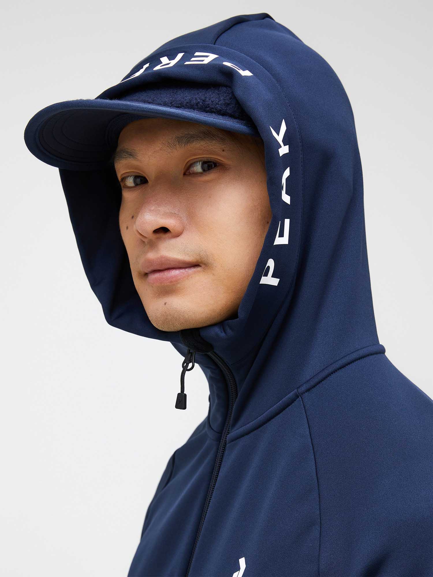 Rider Zip Hood Herre Blue Shadow/Blue Shadow