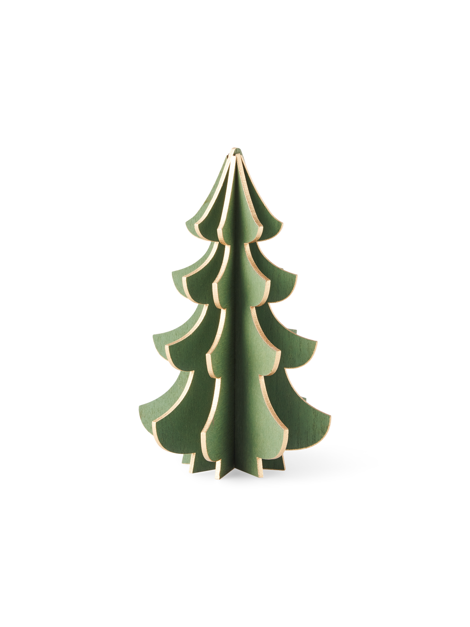 Træ til dekoration | Krydsfiner. 15 cm. | Dark Green
