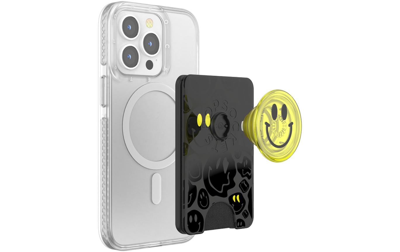 Halterung PopWallet + Magsafe All SmilesHaltegriff für Mobilgeräte