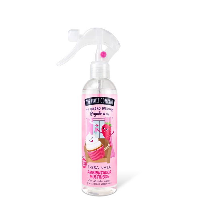 The Fruit Company - Ambientador multifuncional em spray - Morangos com Natas