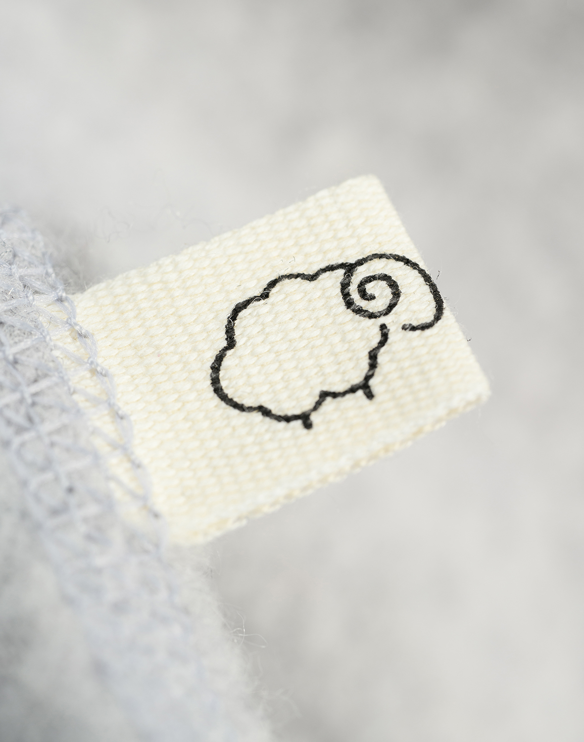 Fleecepak van merinwol voor baby's in Koffie