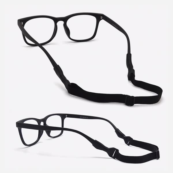 INF Elastiske, sporty brillesnorer som kan justeres, 2 stk.