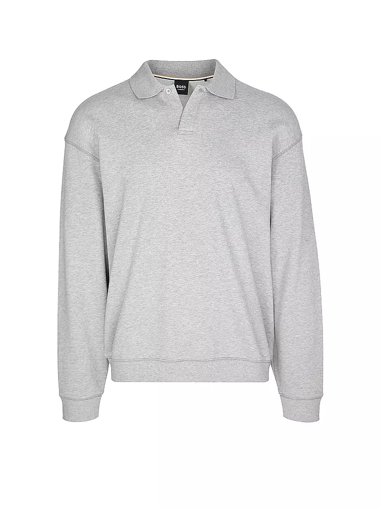 BOSS Loungewear Sweater hellgrau