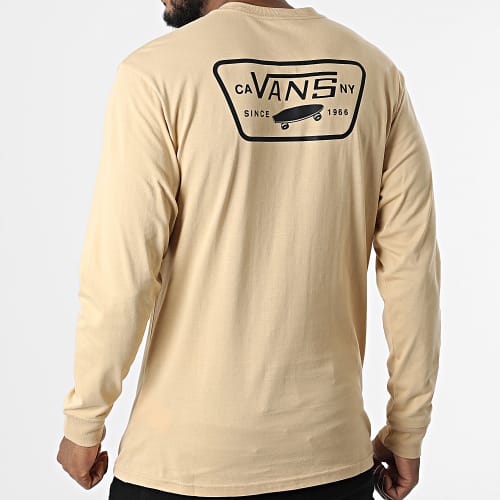 Tee Shirt Manches Longues Full Patch Back A2XCM Sable