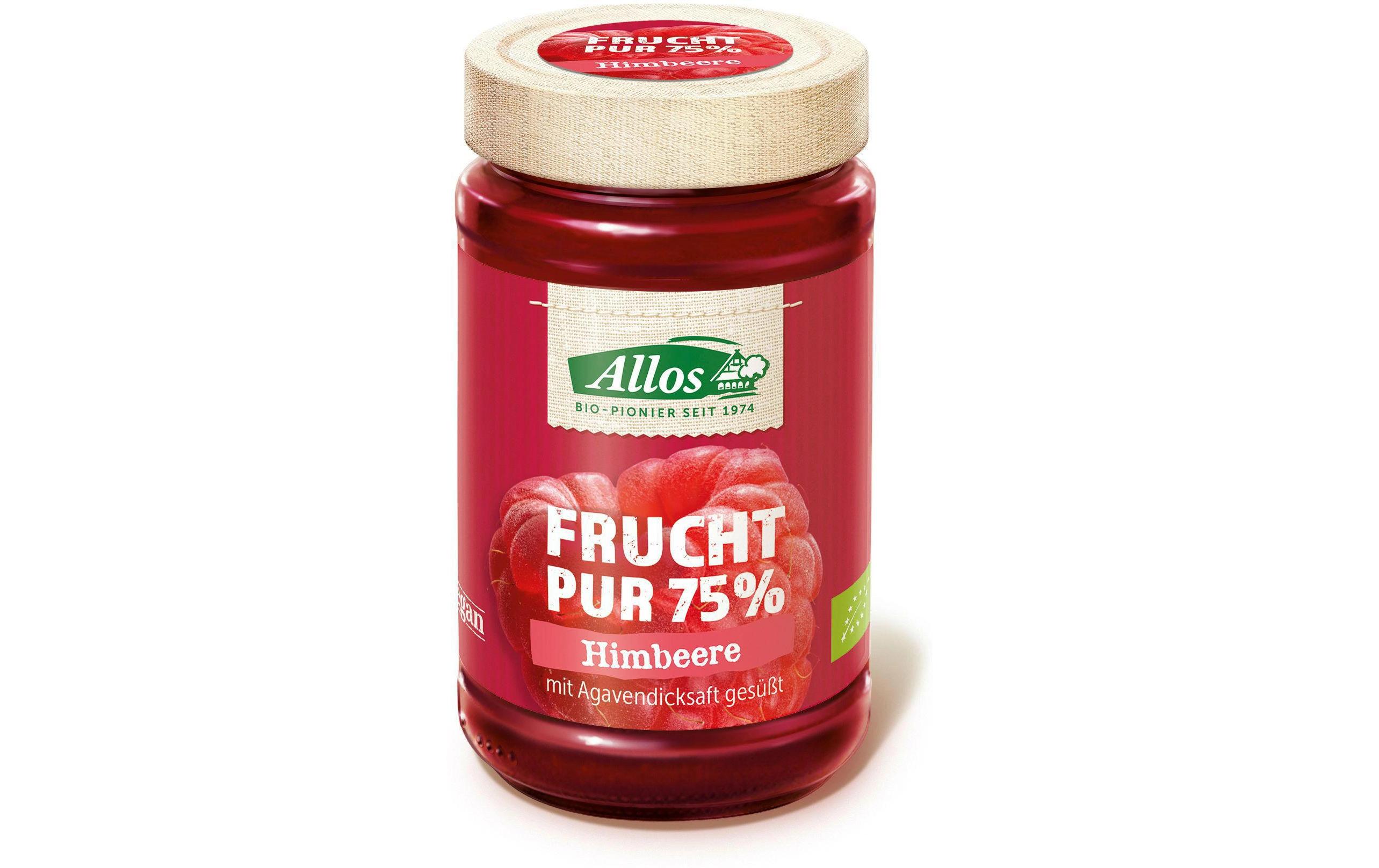Glas Bio Frucht pur Himbeer 250 gAufstrich Himbeere
