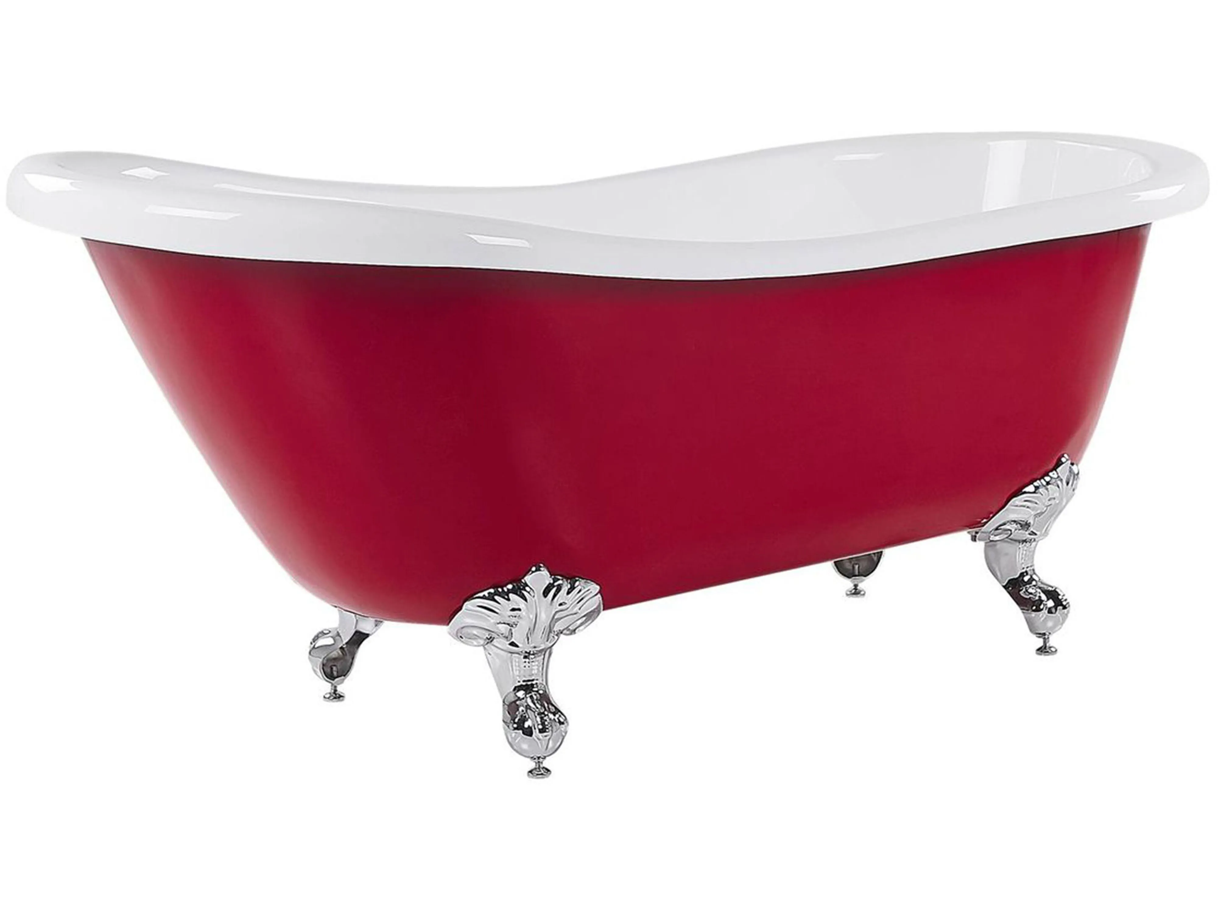 Vrijstaand bad CAYMAN 153 x 77 cm Rood