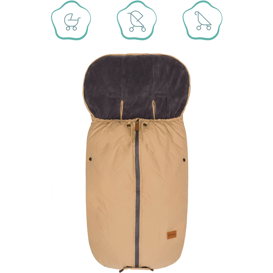 fillikid Winterfußsack Kamet Polyester cappuccino