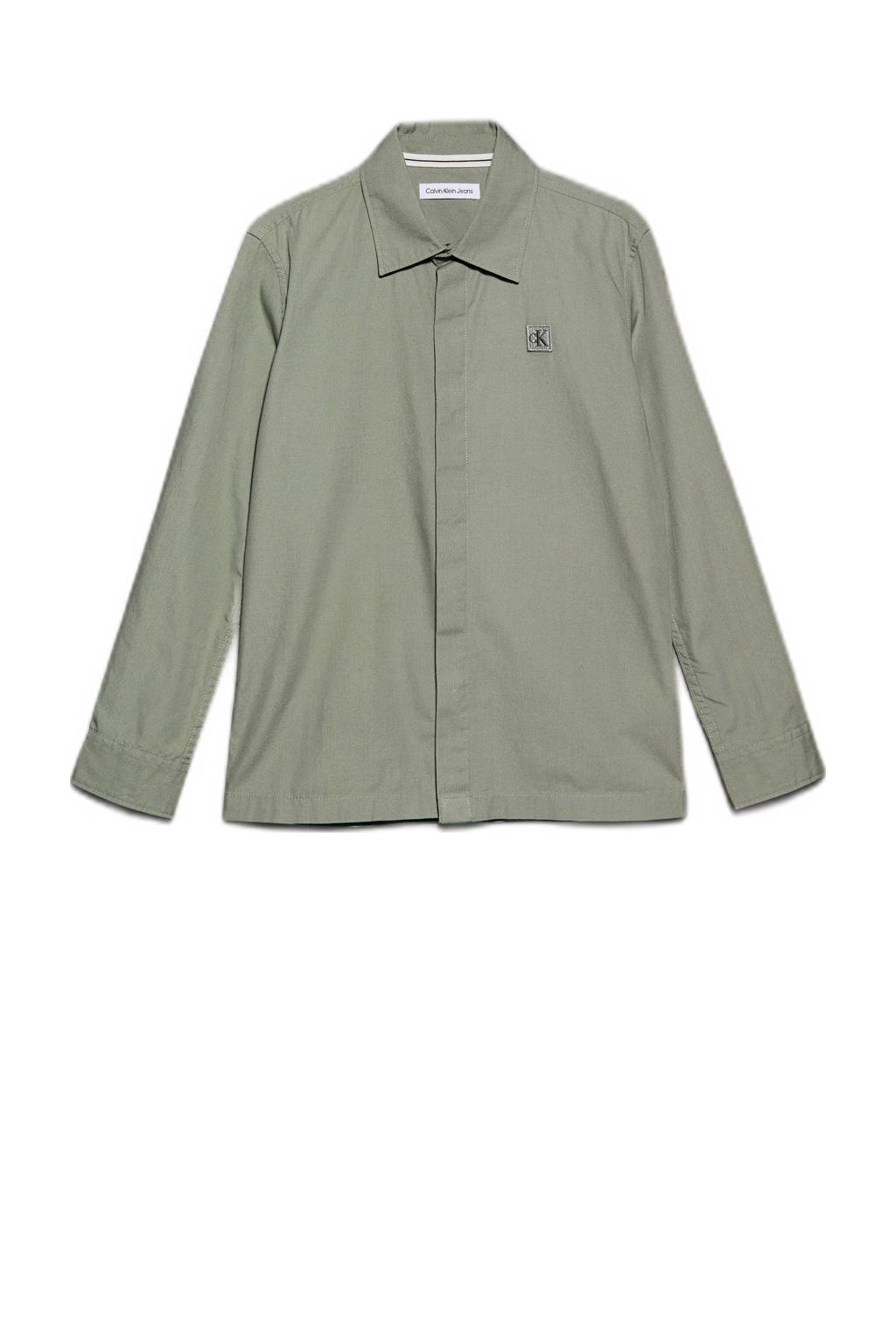 Calvin Klein overhemd olijf groen