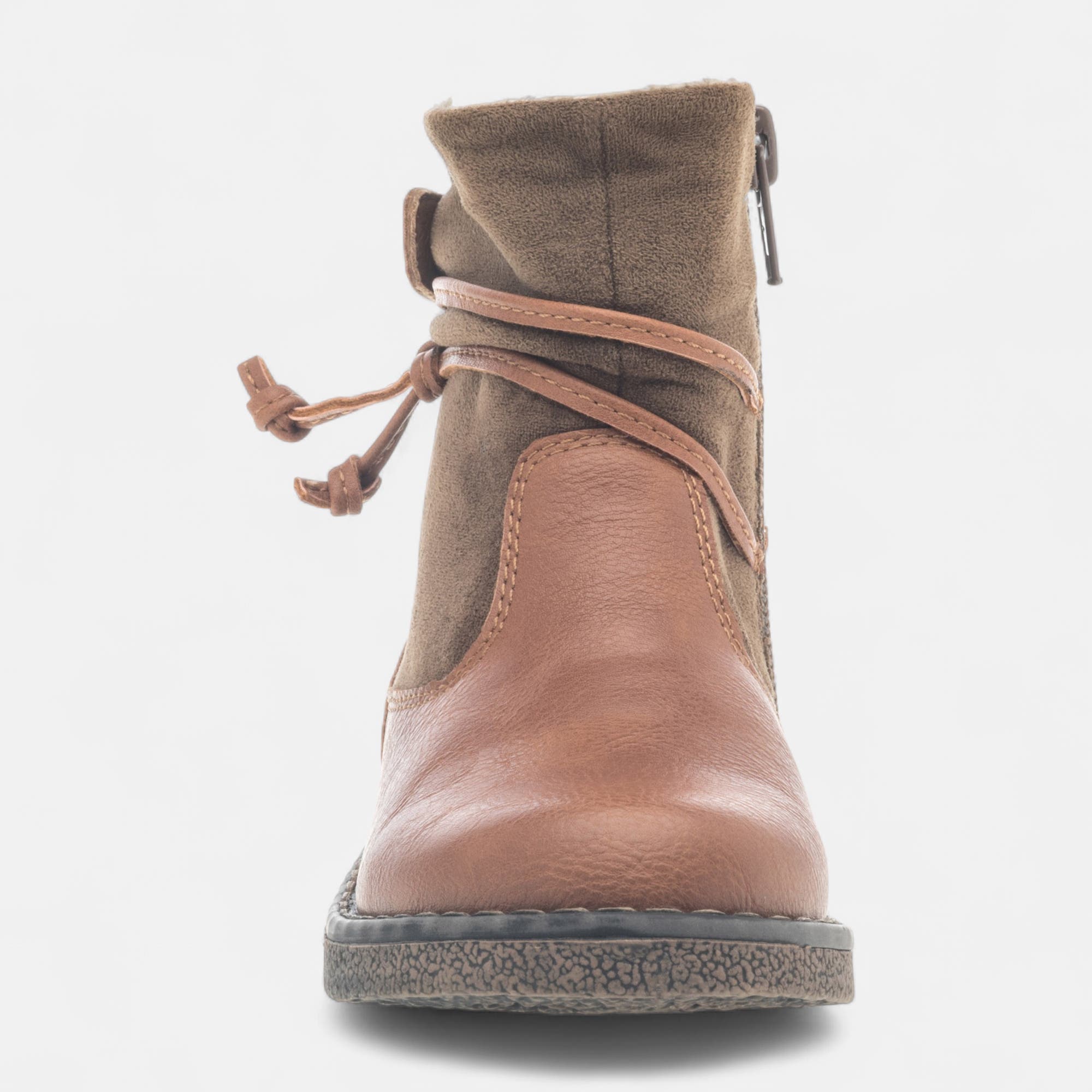 Bottines Fille cognac