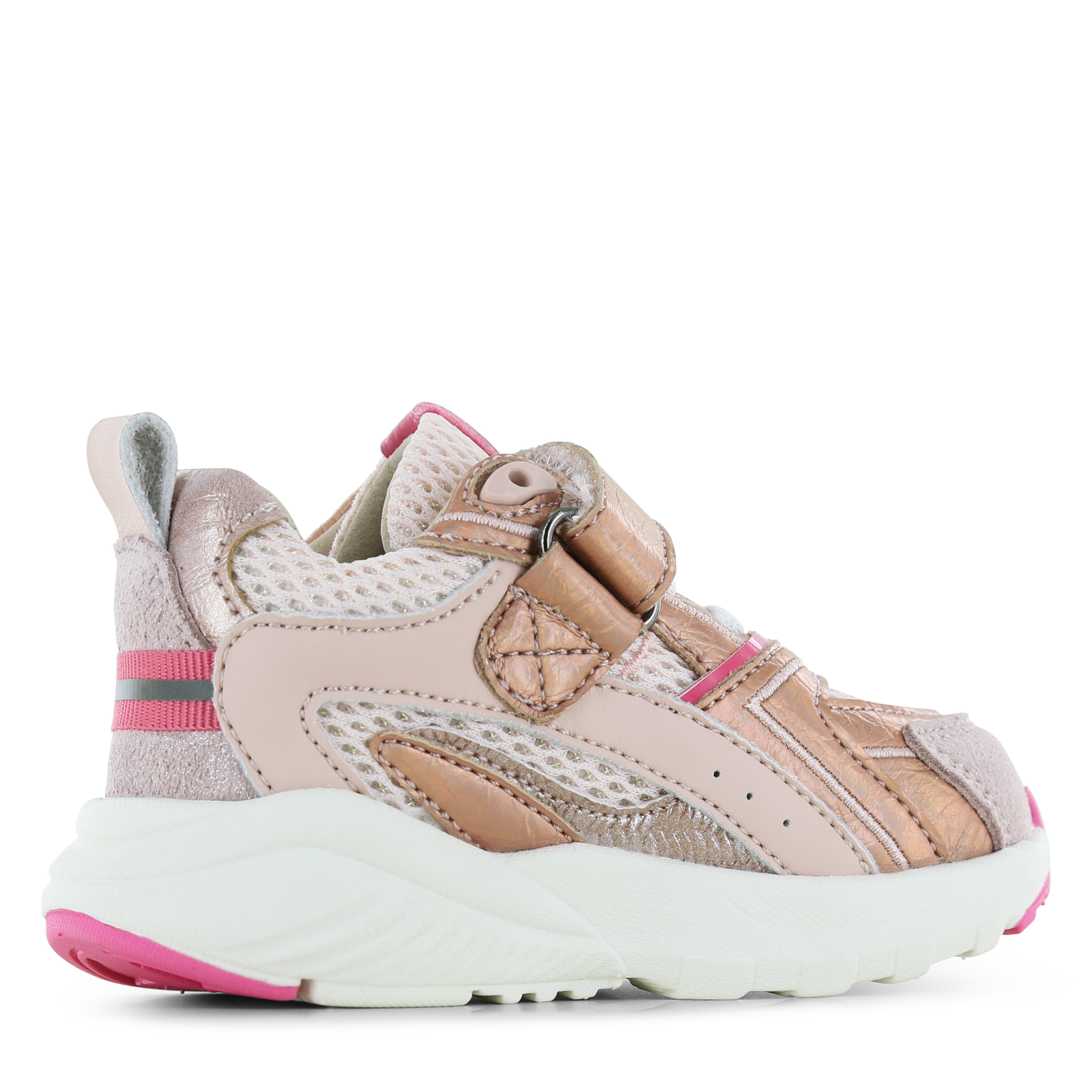 Shoesme rosé sneakertje Mesh, Microfiber leer, Suède | Meisjes schoenen