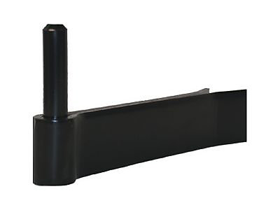 Gond à sceller renforcé double feuille acier noir Afbat Ø16 mm