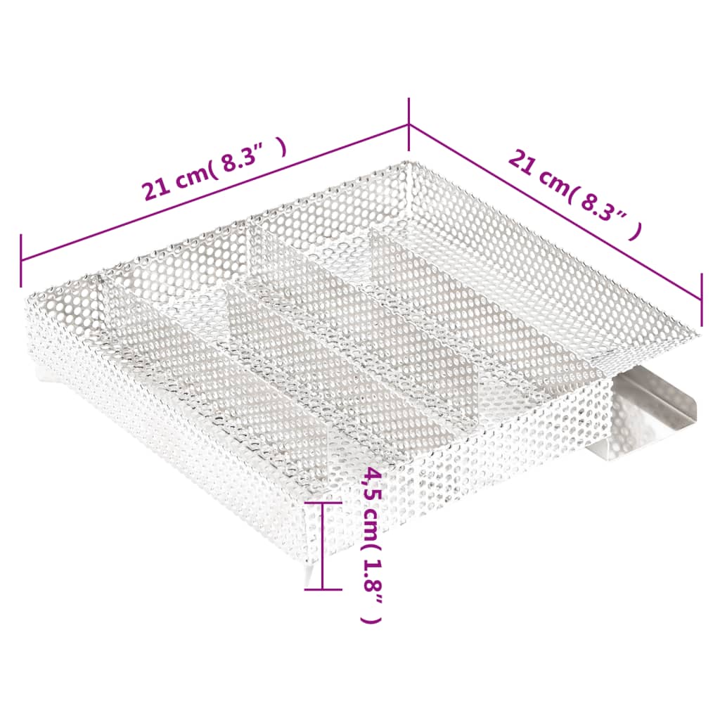 Générateur de fumée froide 5 chambres 21 cm acier inoxydable