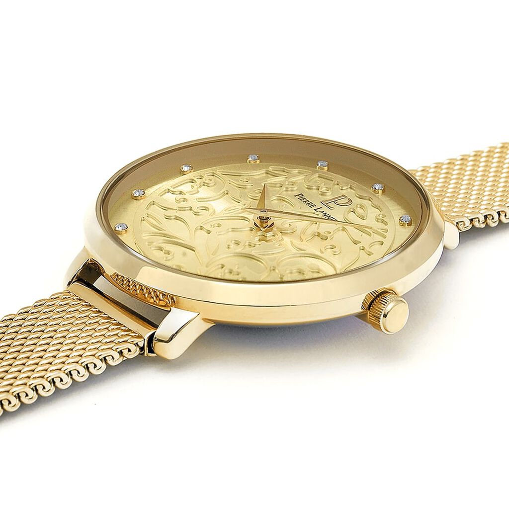 Montre Pierre Lannier Eolia Doré