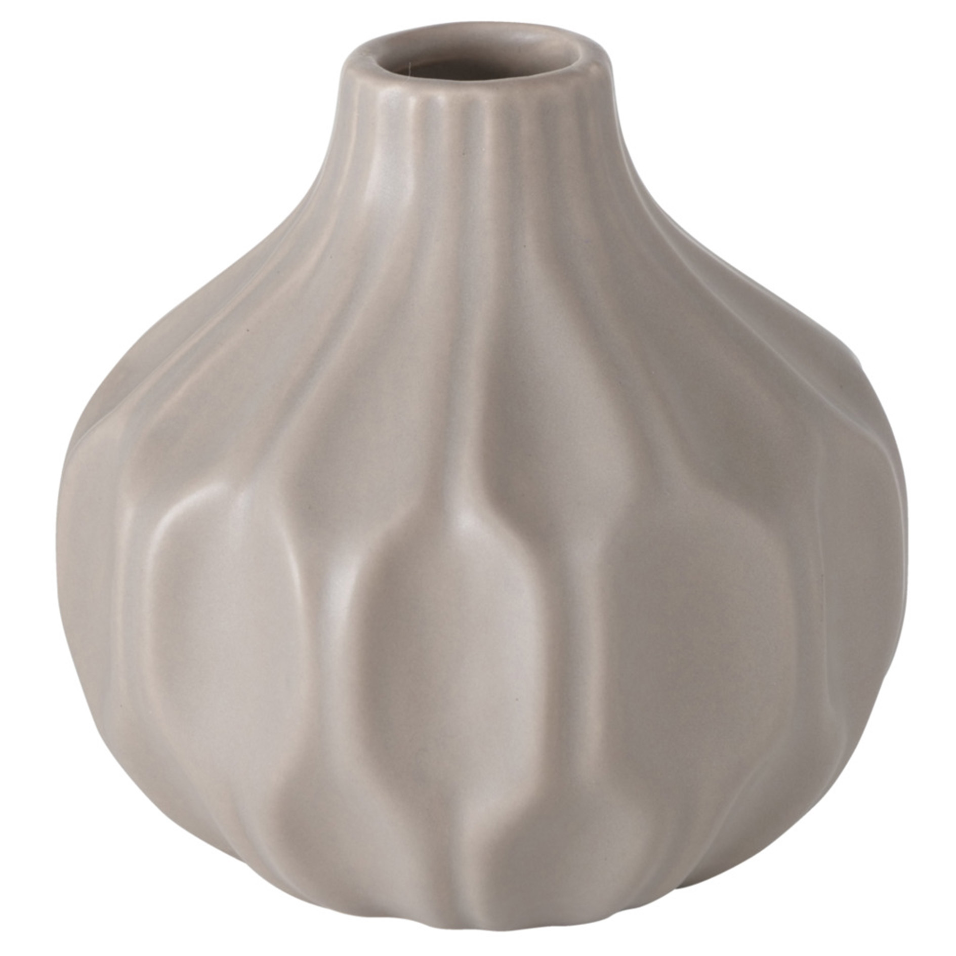 Vase - creem matt - sortiert - Steingut