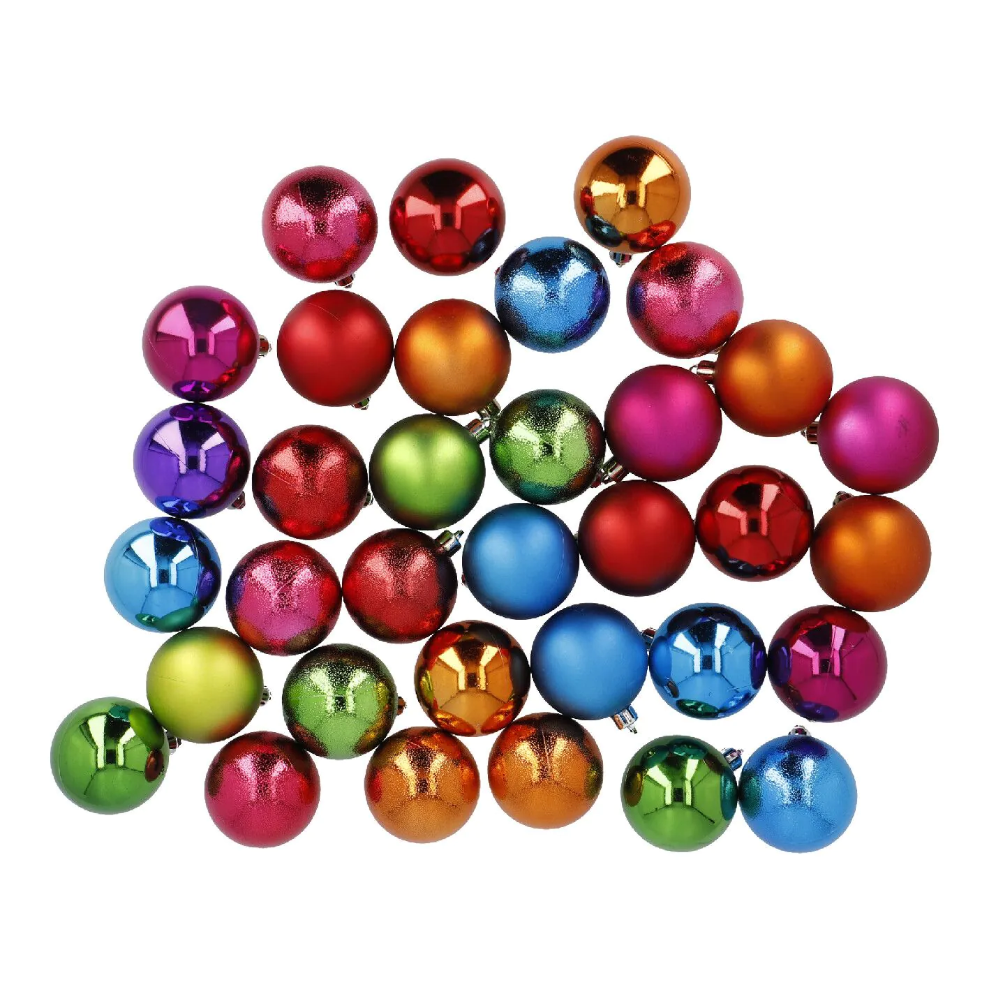 34er Weihnachtskugel Set, fancy