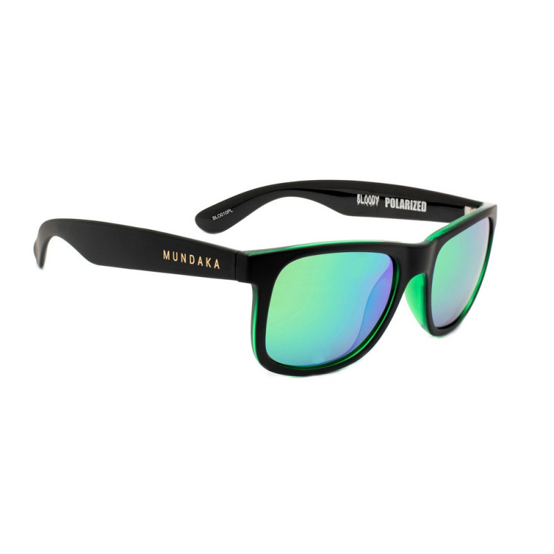 Lunettes de soleil Mundaka Bloody Black / Green