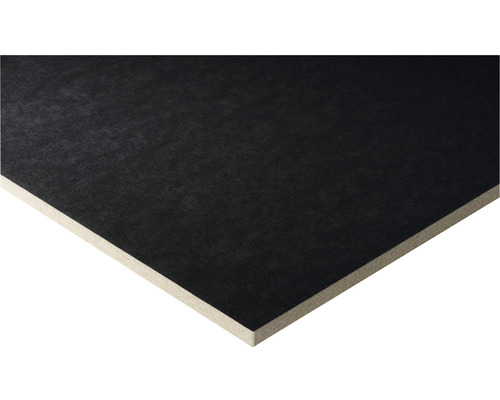 Handmonster van Knauf AMF minerale vezelplaat Alpha Col Board zwart