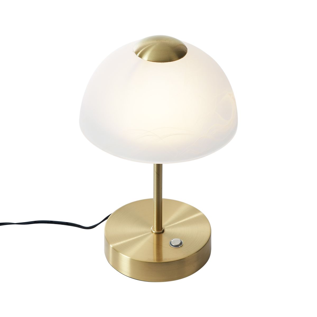 Design tafellamp goud met opaal glas incl. LED dimbaar - Joya