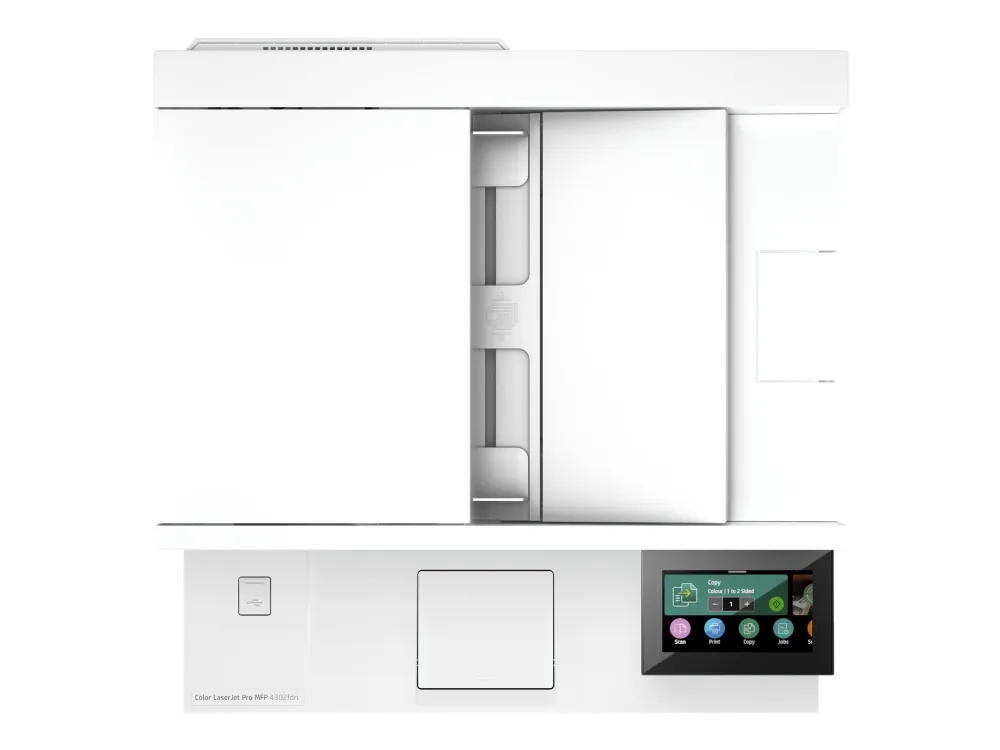 HP Color LaserJet Pro MFP 4302fdn - Multifunktionsprinter - farve - laser - Legal (216 x 356 mm) (original) - A4/Legal (medie) - op til 35 spm (kopiering) - op til 35 spm (udskriver) - 300 ark - 33.6 Kbps - USB 2.0, Gigabit LAN