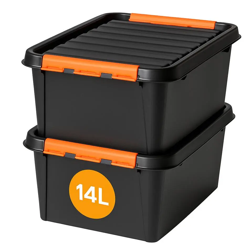 SmartStore Stevige Opbergbox 14L Set van 2 - 40x30x19cm