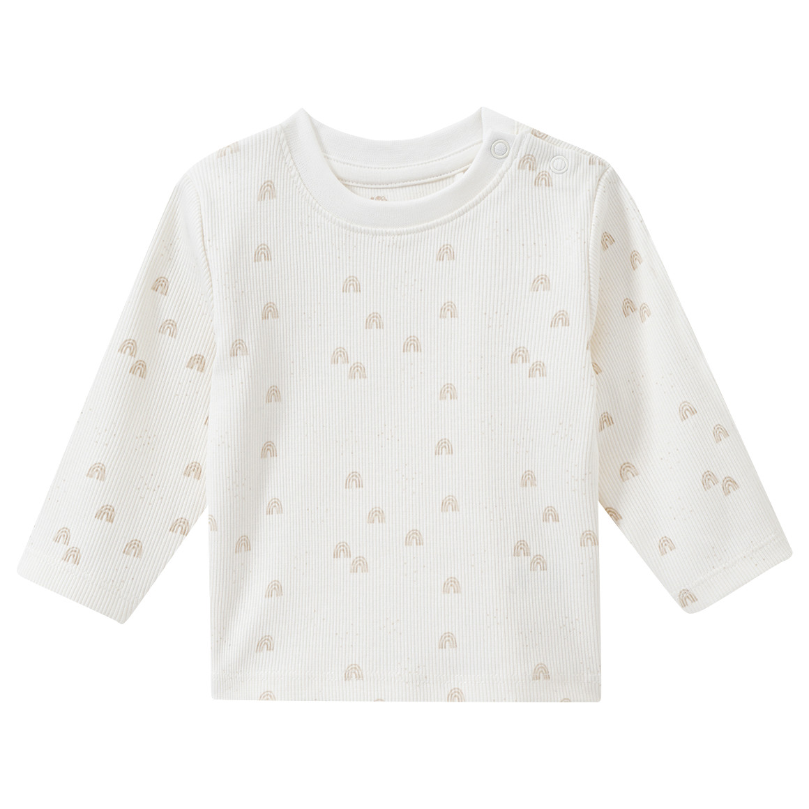 Topomini Pure Collection Newborn Strampler und Langarmshirt Born 2025 beige / weiss