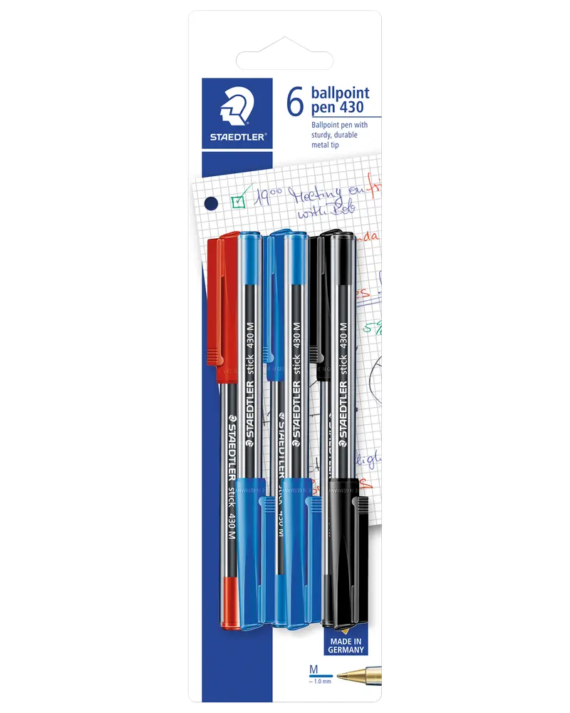 Staedtler Kuglepen ballpoint pen 6-pak