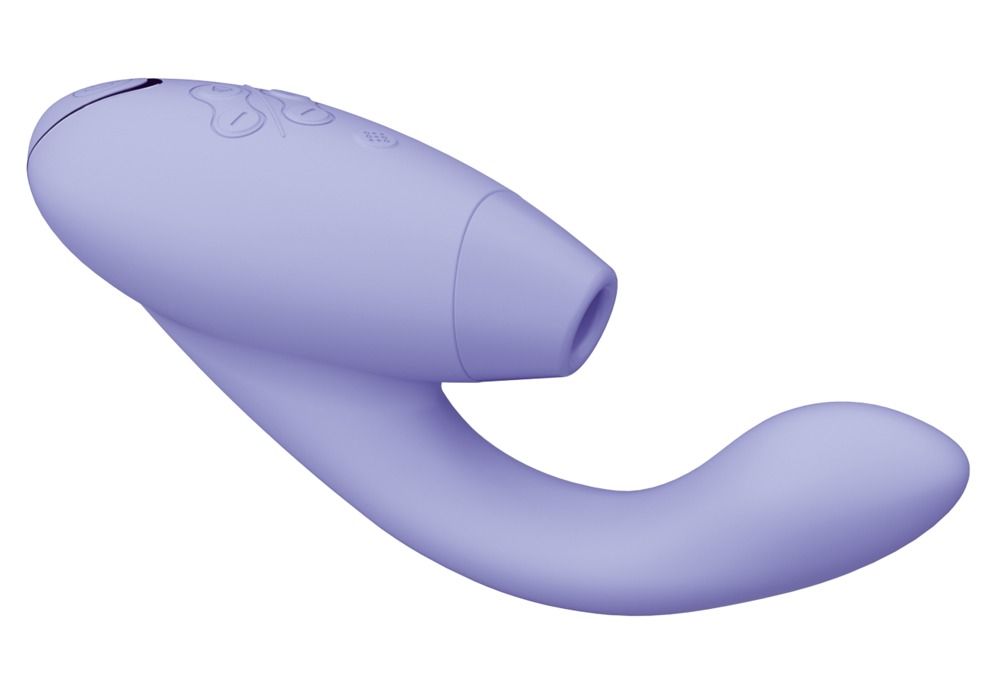 Womanizer Duo 2 Druckwellenstimulator mit G-Punkt Vibrationsarm lila