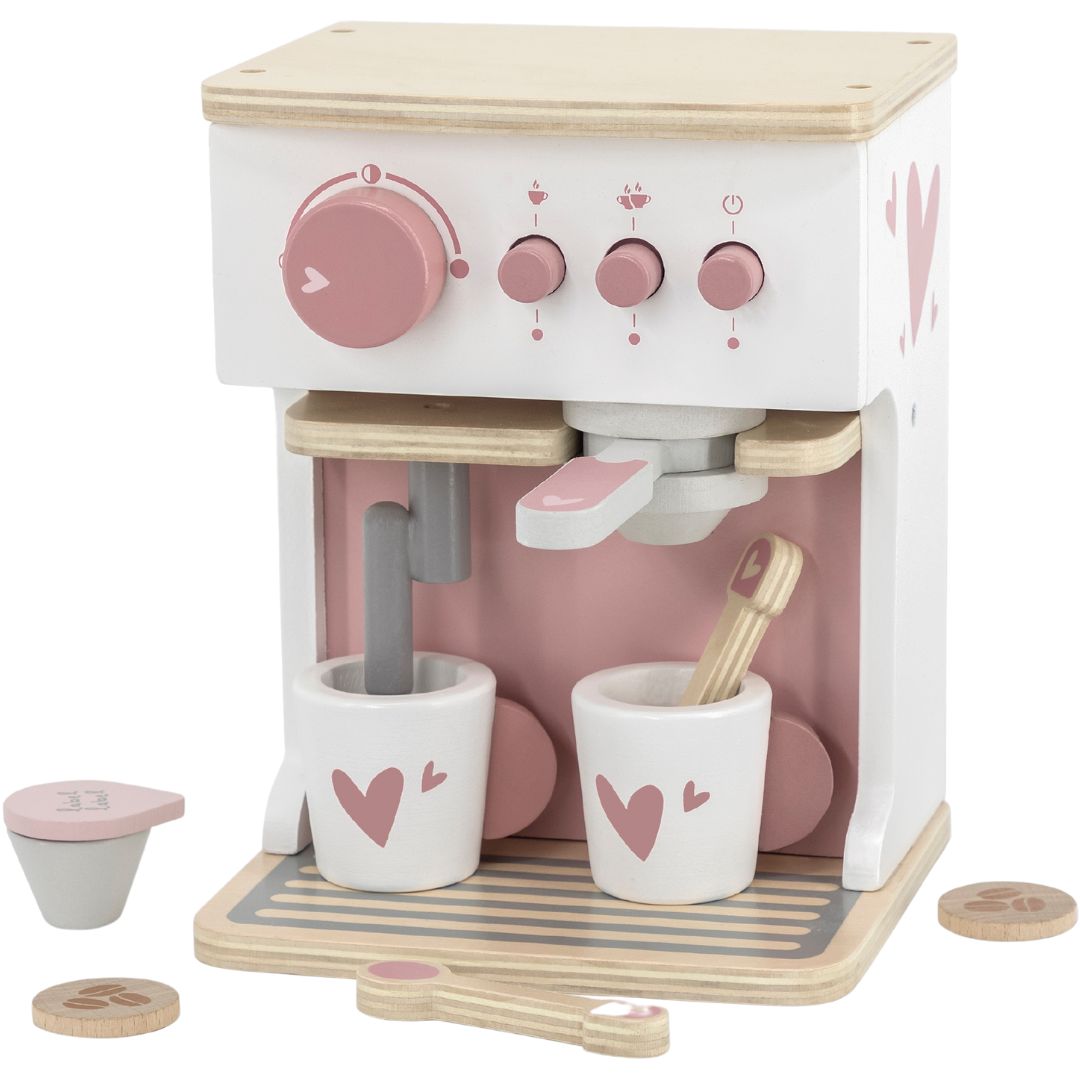 Label label espresso machine pink - 10-delig