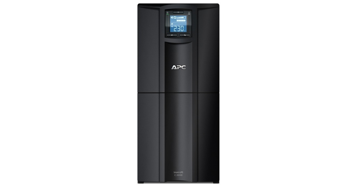 APCSmart-UPS SMC3000I Noodstroomvoeding ups  (Zwart, 8x C13, 1x C19, Tower, USB, 3000VA)