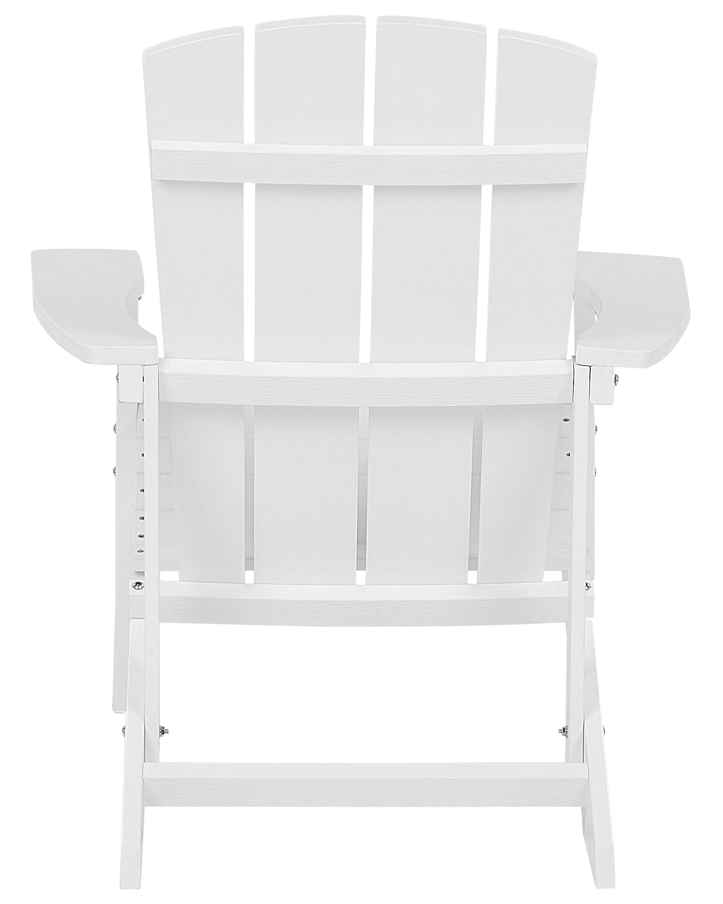 Tuinstoel ADIRONDACK met voetenbank Wit