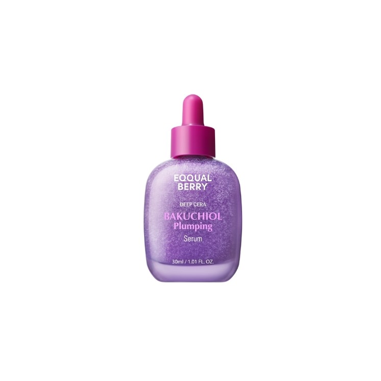 Eqqualberry Bakuchiol Plumping und Feuchtigkeitsspendendes Gesichtsserum mit Bakuchiol 30 ml