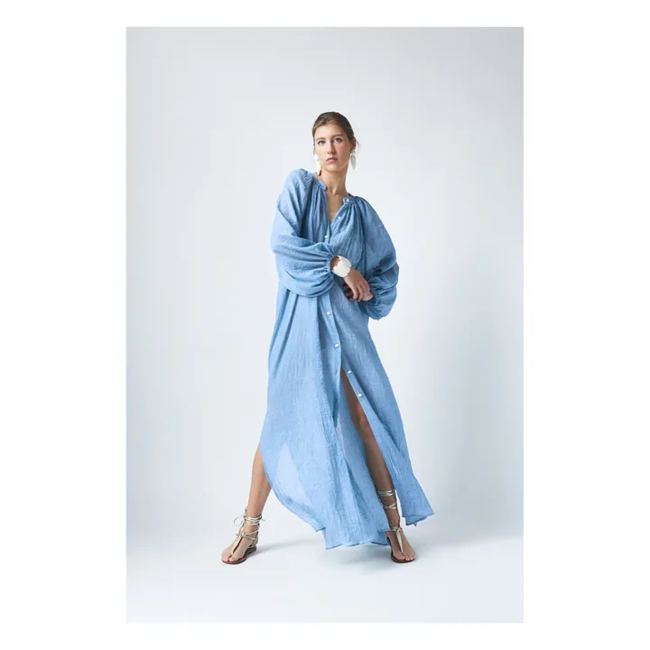 The Label Edition Robe Alma | Bleu