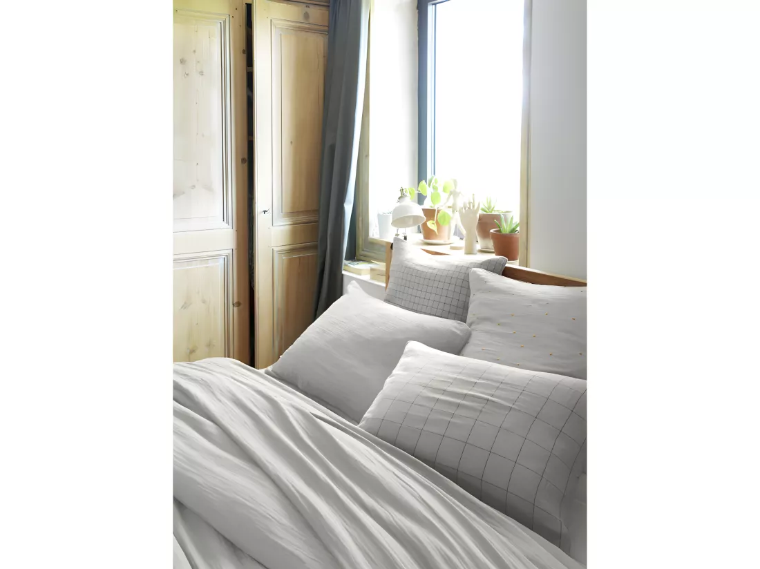 Taie d'oreiller Brodée Déco