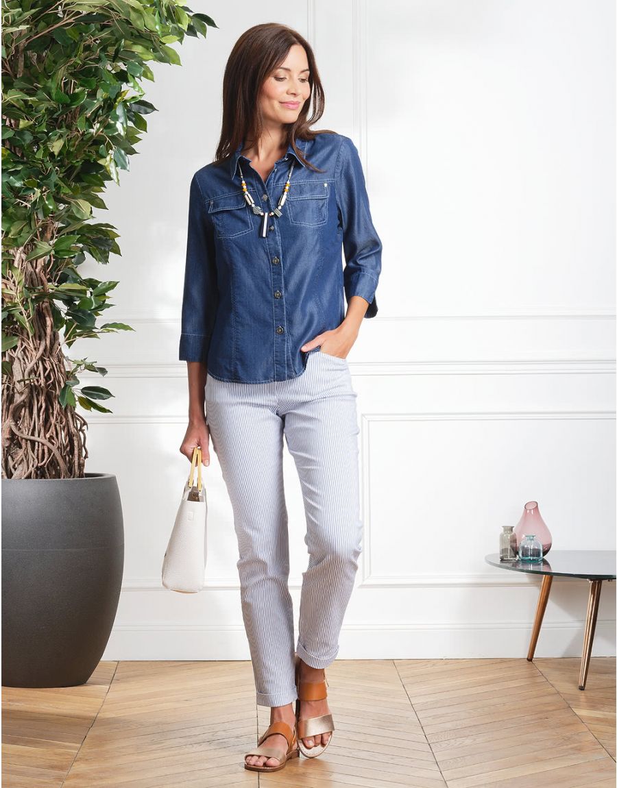 Chemise bleu jean