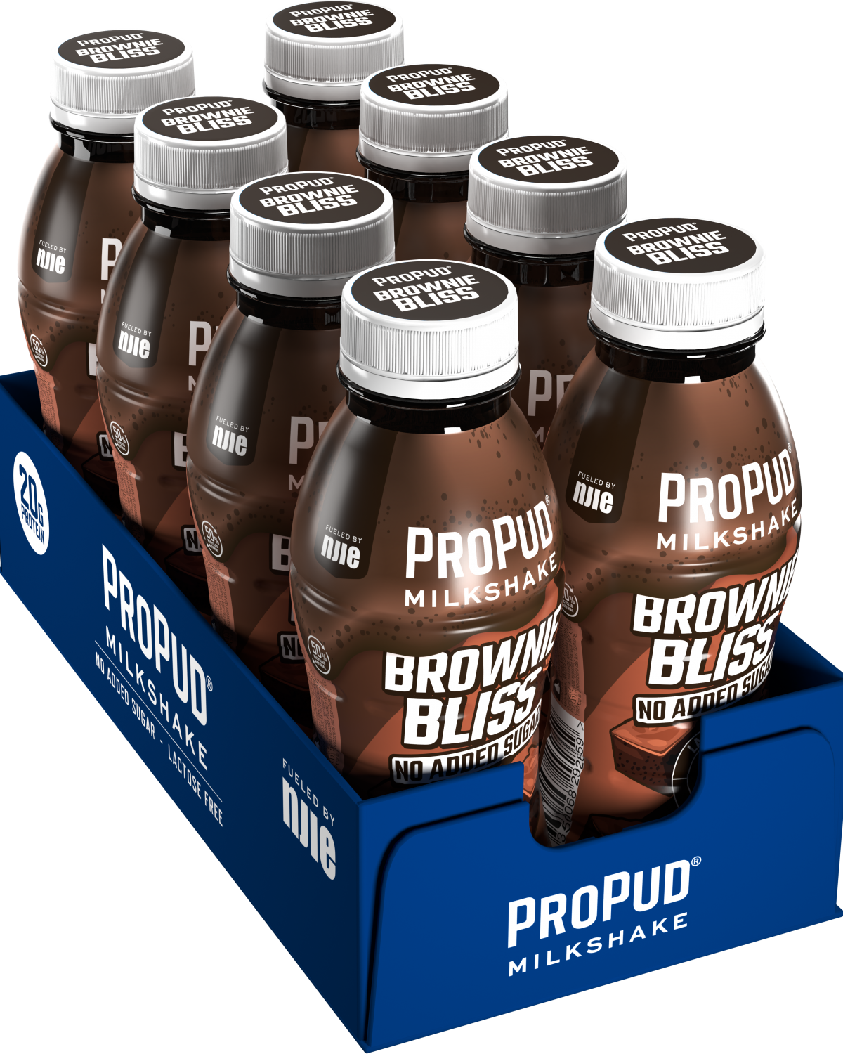NJIE ProPud Milkshake - Brownie Bliss 8x330ml