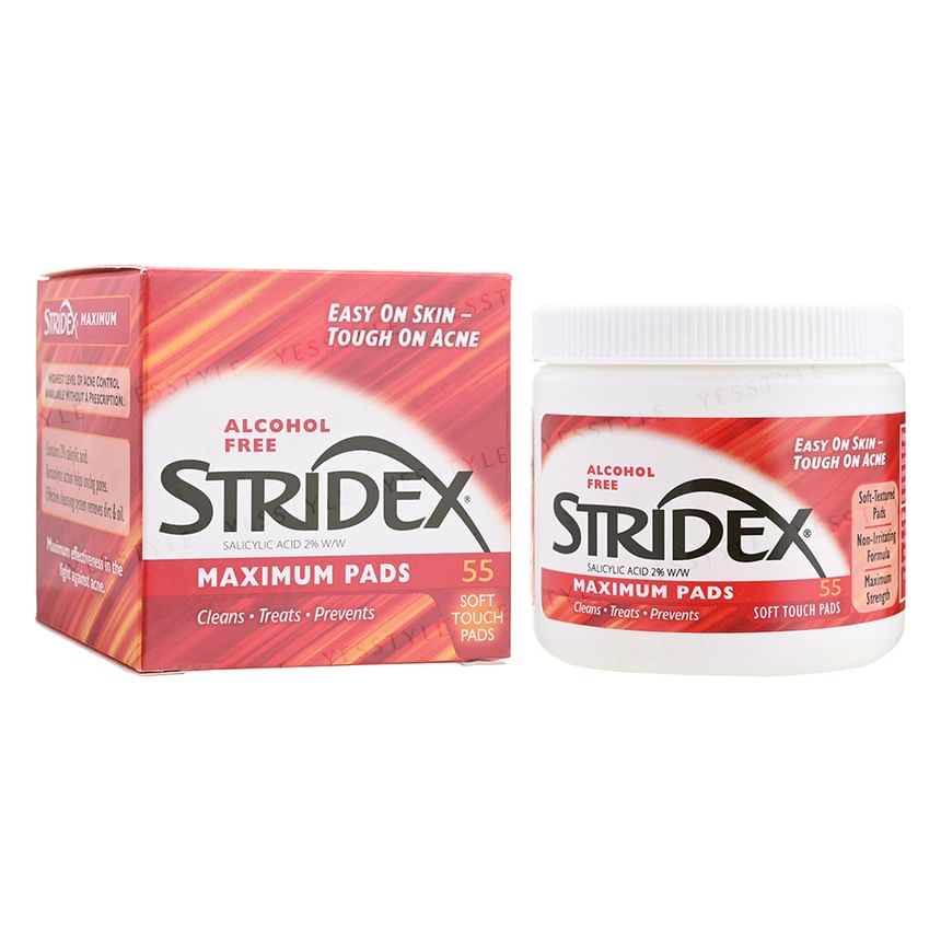 STRIDEX - Zachte aanraakpads met maximaal 2% salicylzuur