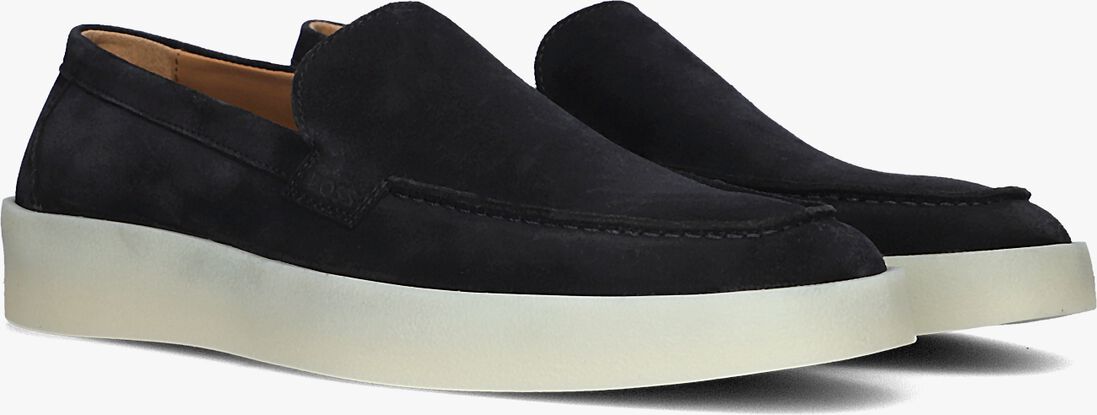 BOSS blauwe boss instappers clay loafer