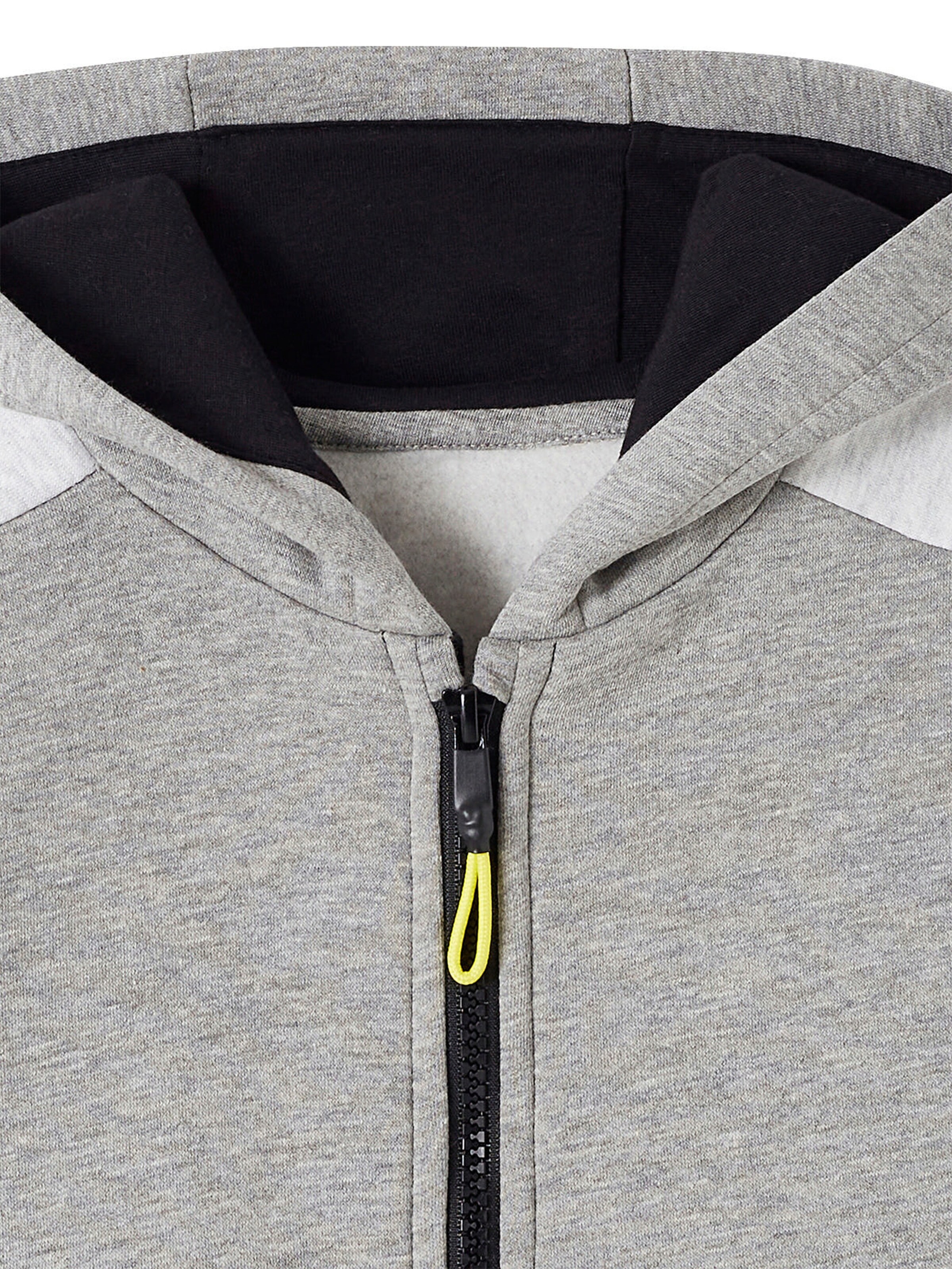 Vertbaudet Jungen Kapuzensweatjacke grau meliert