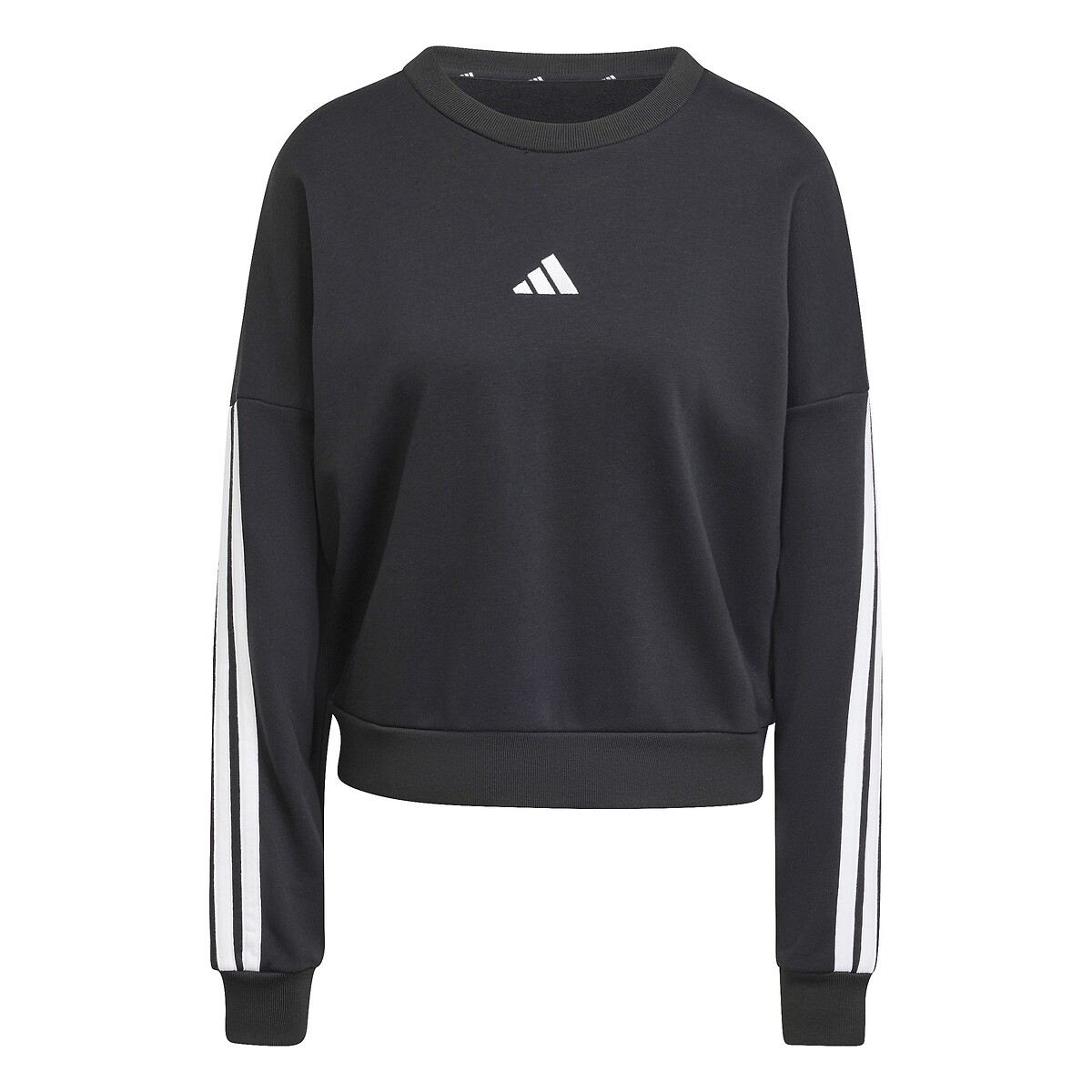 ADIDAS SPORTSWEAR<br>Suéter de gola redonda Essentials com 3 listras