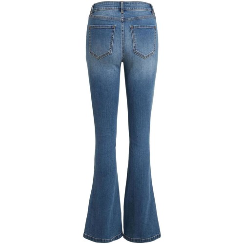 Vila - VIEKKO RW FLARED JEANS/SU MDB Azul