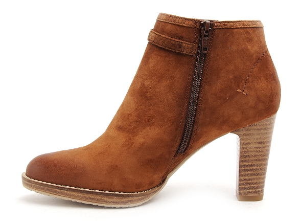 Fugitive boots bottine talons femme aslo marron