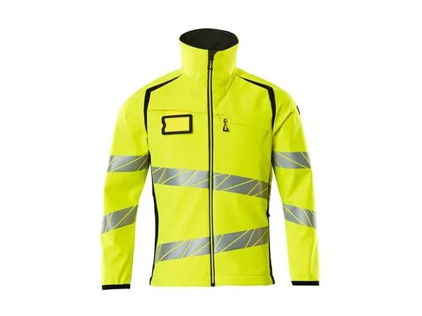 MASCOT® WORKWEAR Softshelljakke model 19002-142 hi-vis gul/sort størrelse 2XL