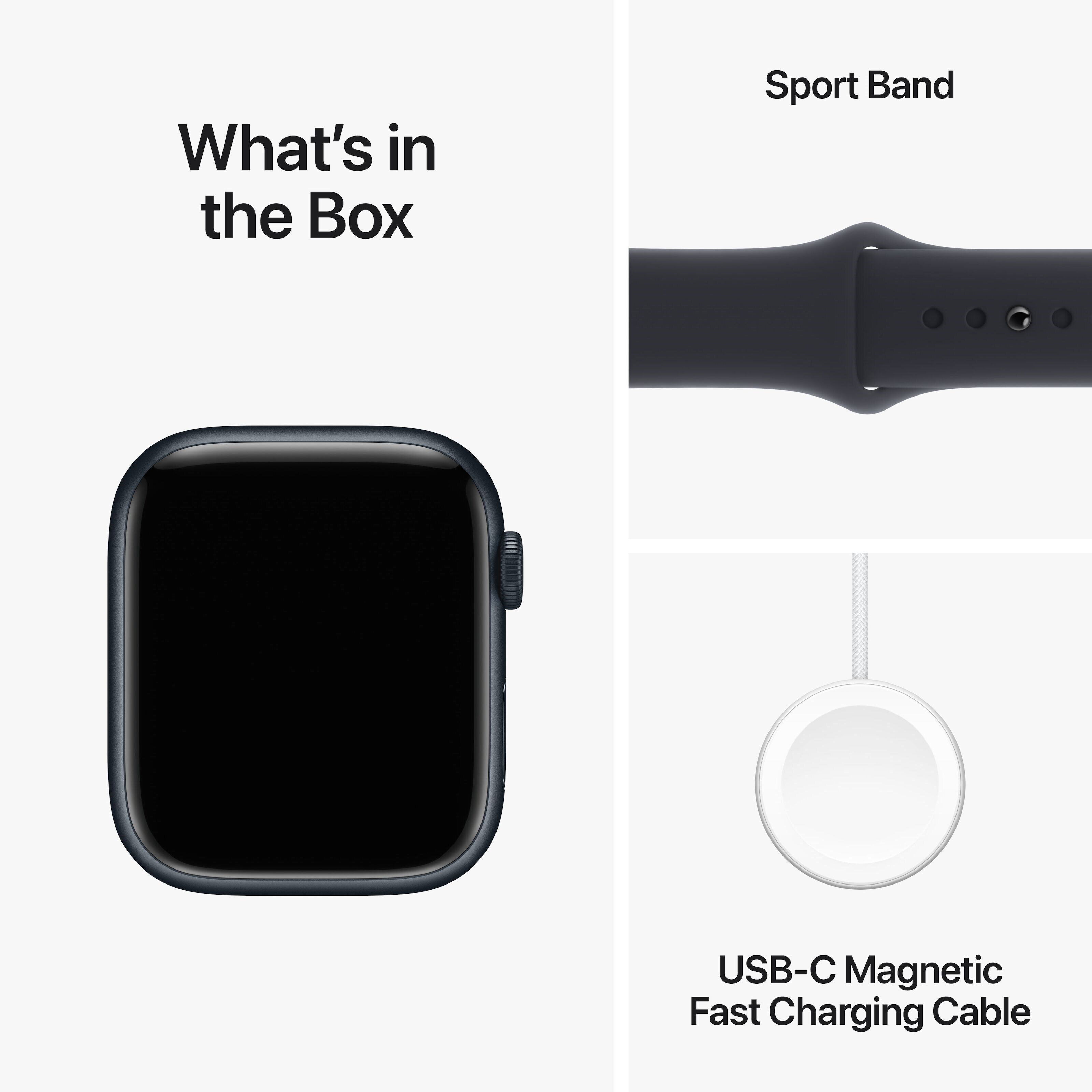 Apple Watch Series 9 GPS 45 mm Midnight S/M