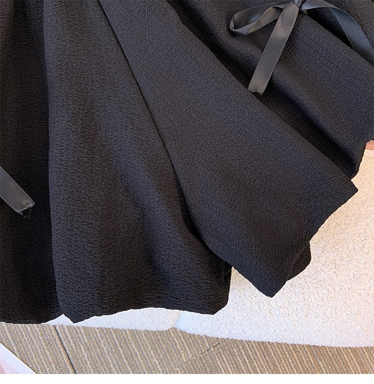 Essere - Effen shorts met hoge taille en lintaccent