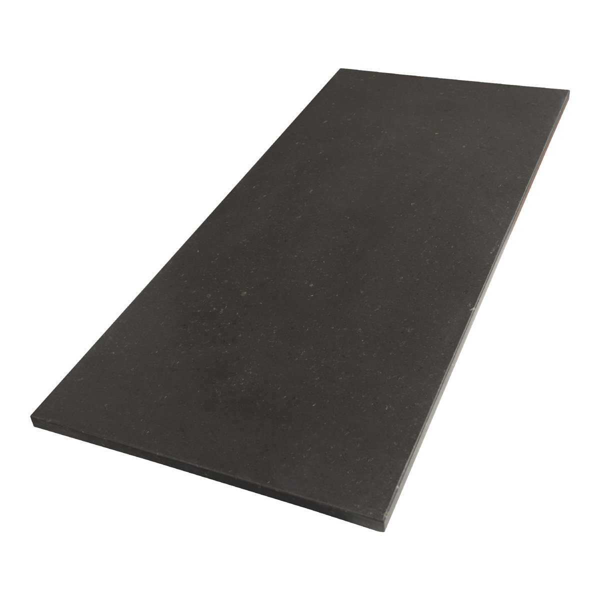 Brauer Vulcanic toppaneel ondiep natuursteen 100cm antraciet